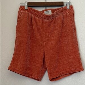 Massive Luxury Chenille Burnt Orange Shorts